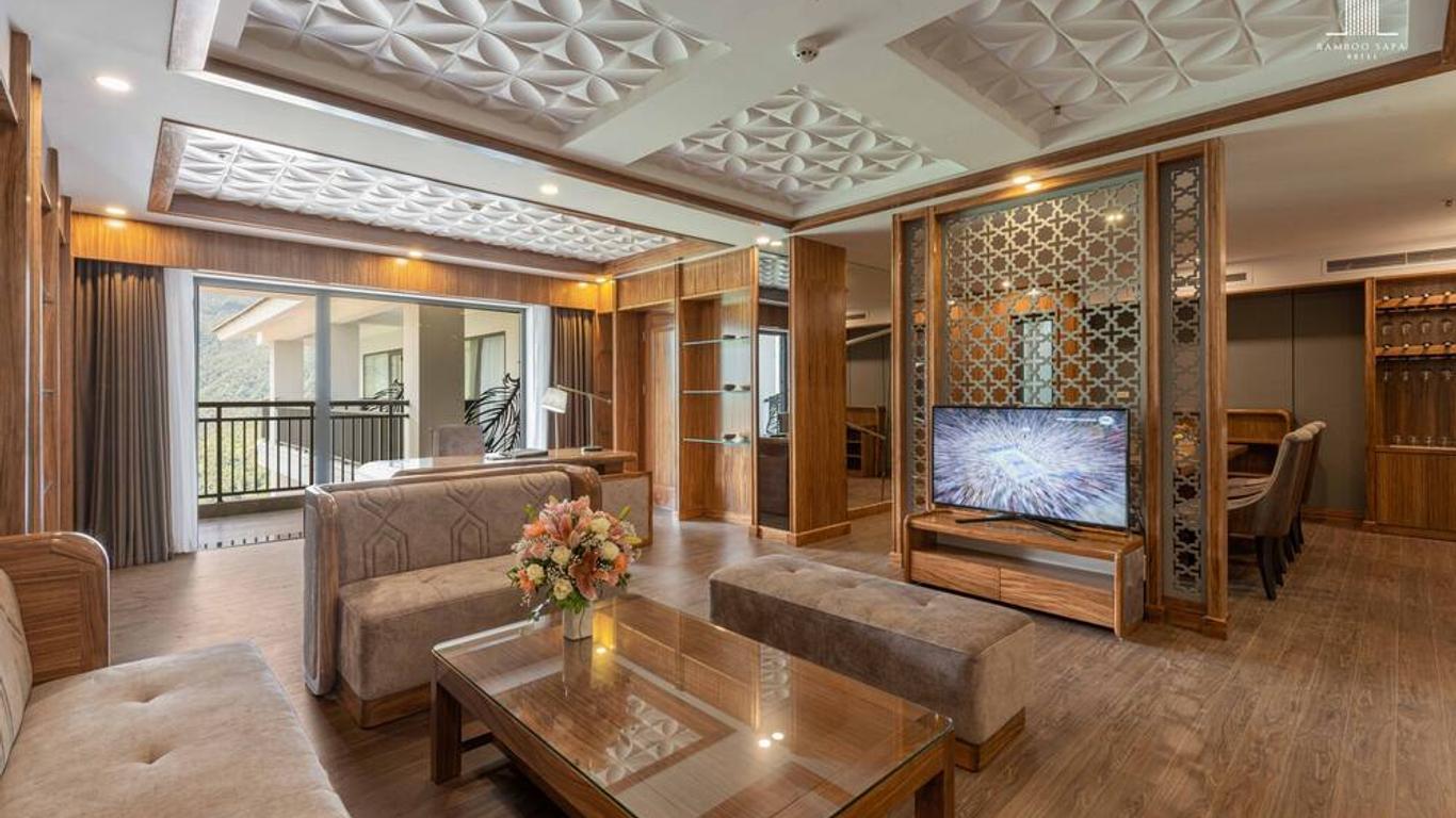 Không gian nghỉ dưỡng đẳng cấp trong khách sạn.