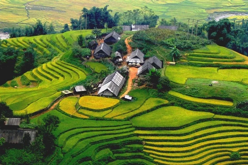 Những triền ruộng bậc thang bất tận tại bản Lao Chải – Tả Van.