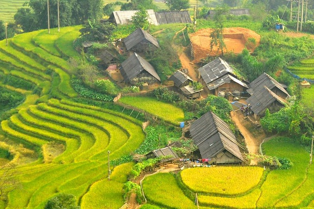 Cảnh sắc thiên nhiên trù phú tại Bản Hồ.