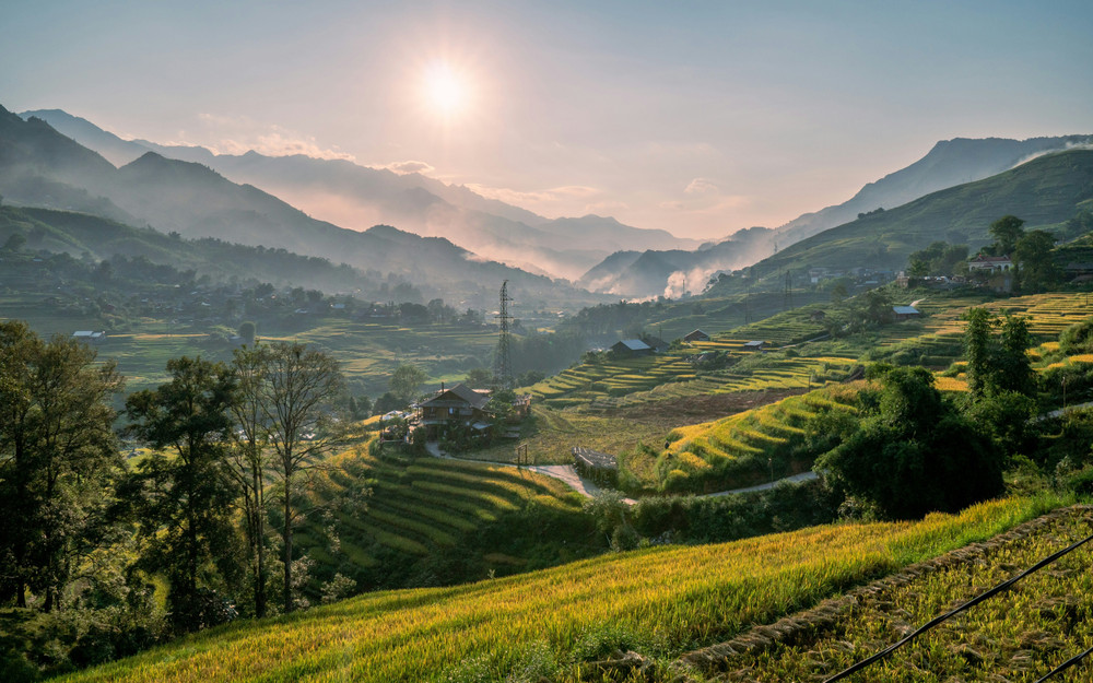 Thiên nhiên tuyệt đẹp tại thị trấn sương mờ Sa Pa