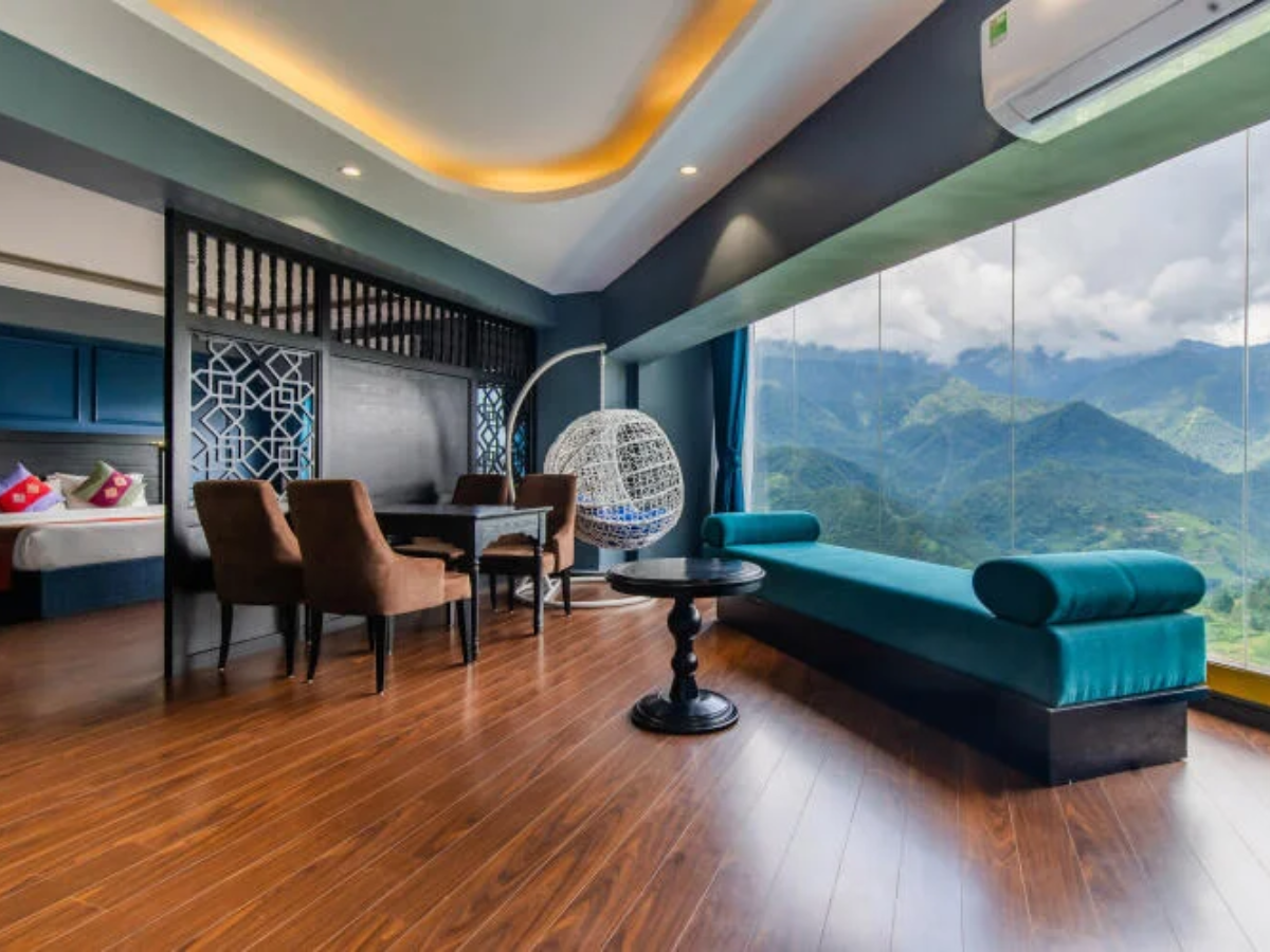 Family Suite tại Sapa Charm Hotel phù hợp gia đình có trẻ nhỏ hoặc nhóm khách đông người