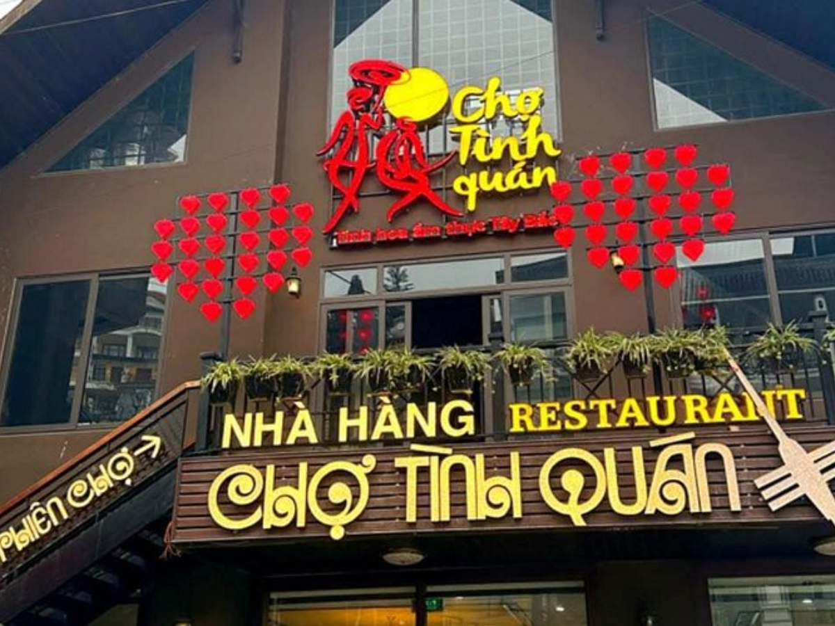 Chợ Tình Quán được xây dựng dựa trên cảm hứng từ chợ tình Sa Pa truyền thống của đồng bào vùng cao.