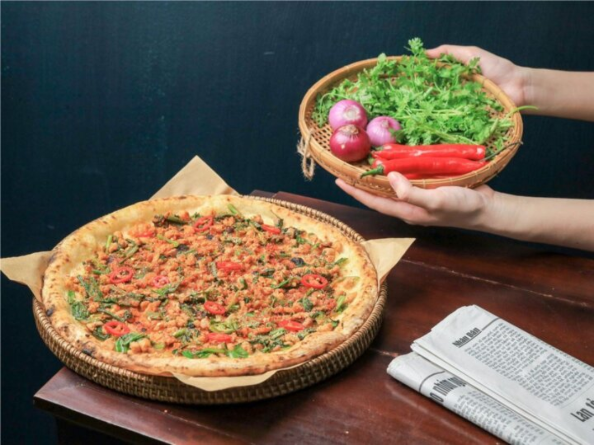 Thực đơn Âu tại The Lizard Restaurant gồm pizza mỳ Ý và nhiều loại pasta khác nhau