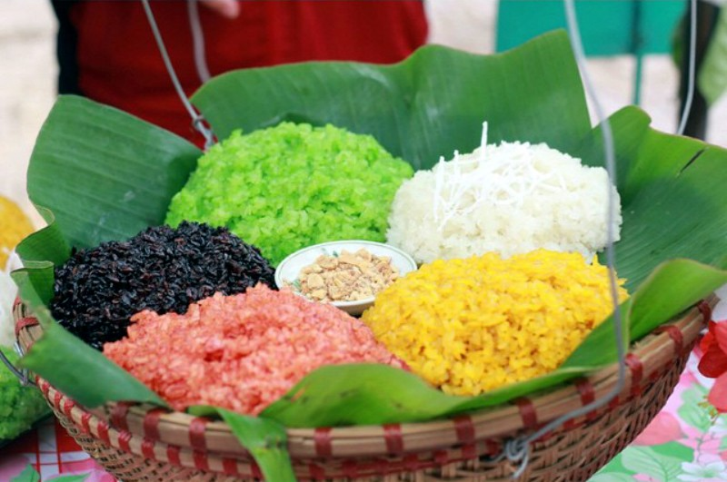Xôi bảy màu Sa Pa - đặc sản truyền thống của đồng bào vùng cao