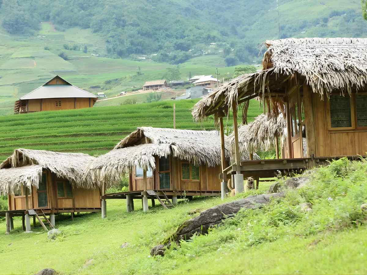 Utopia Eco Lodge Sa Pa mang phong cách nghỉ dưỡng sinh thái giữa núi rừng yên bình Lào Cai.