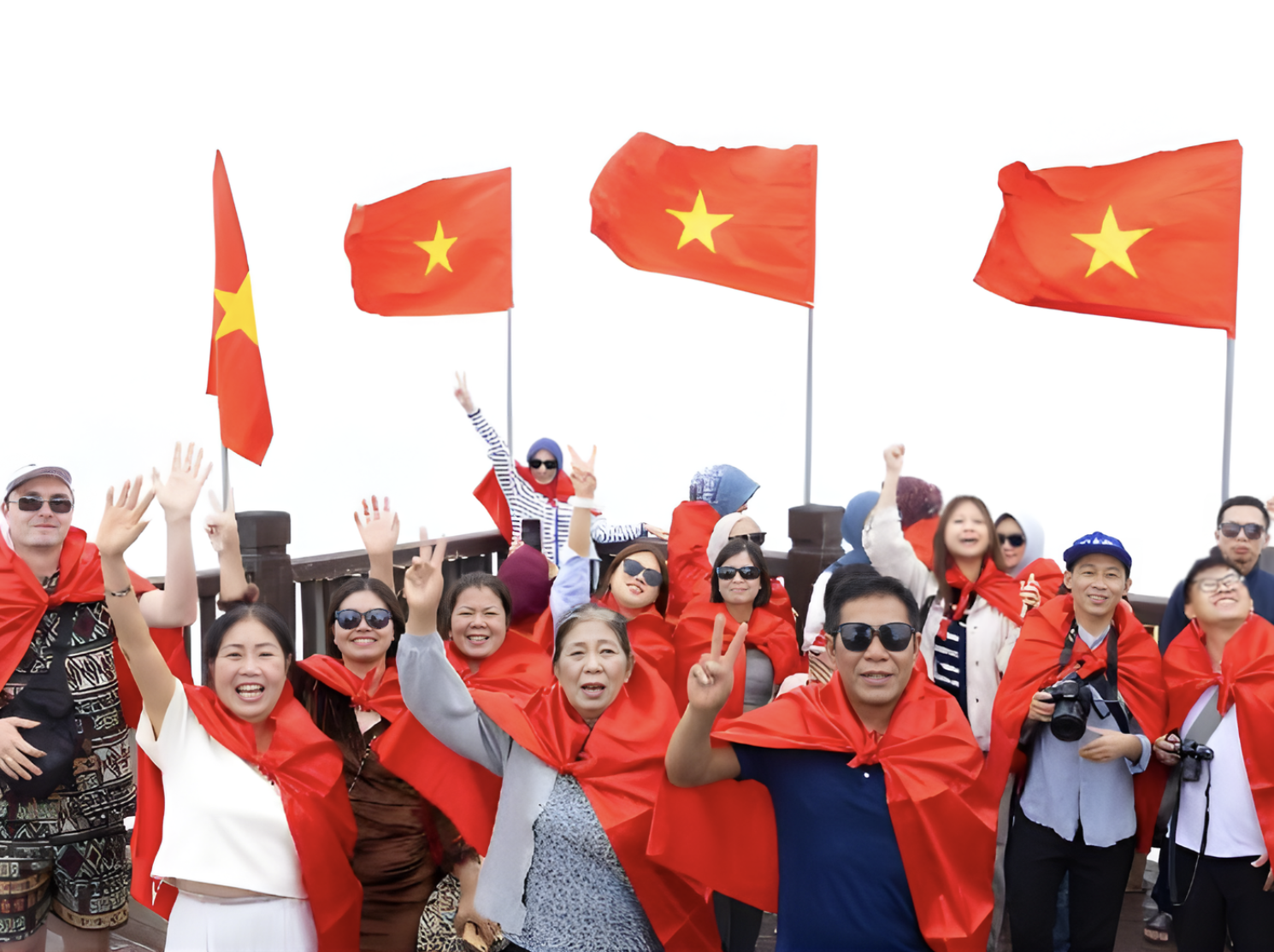 Khu vực khi lên đến đỉnh Fansipan, nhiệt độ tại đây thường thấp hơn đáng kể. (Nguồn: Sưu tầm)