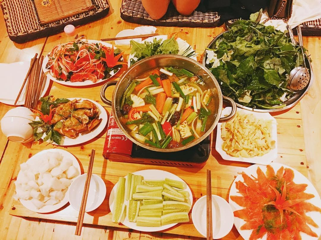 Lẩu cá hồi Sa Pa
