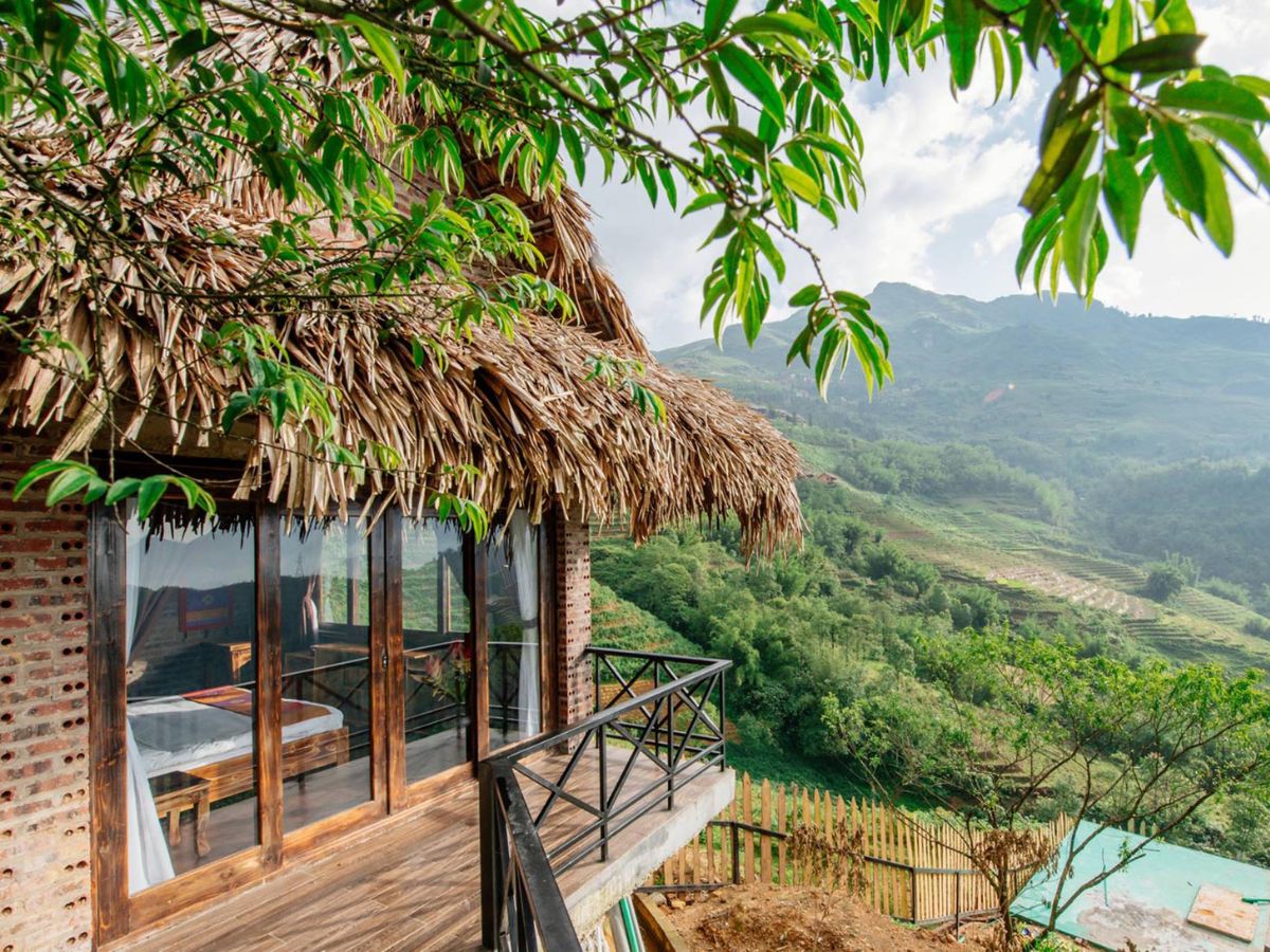 Ngôi làng Tây Bắc thu nhỏ trên thung lũng Mường Hoa - Chapa Ecolodge Sa Pa. 