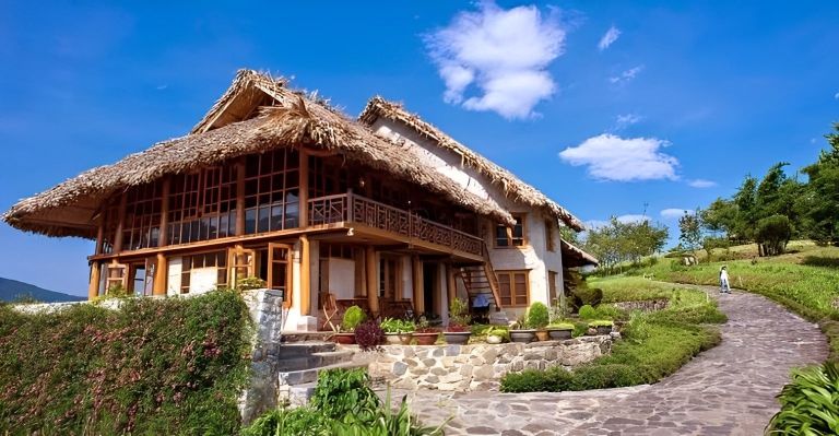 Sành Homestay bình yên giữa không gian núi đồi bao la.