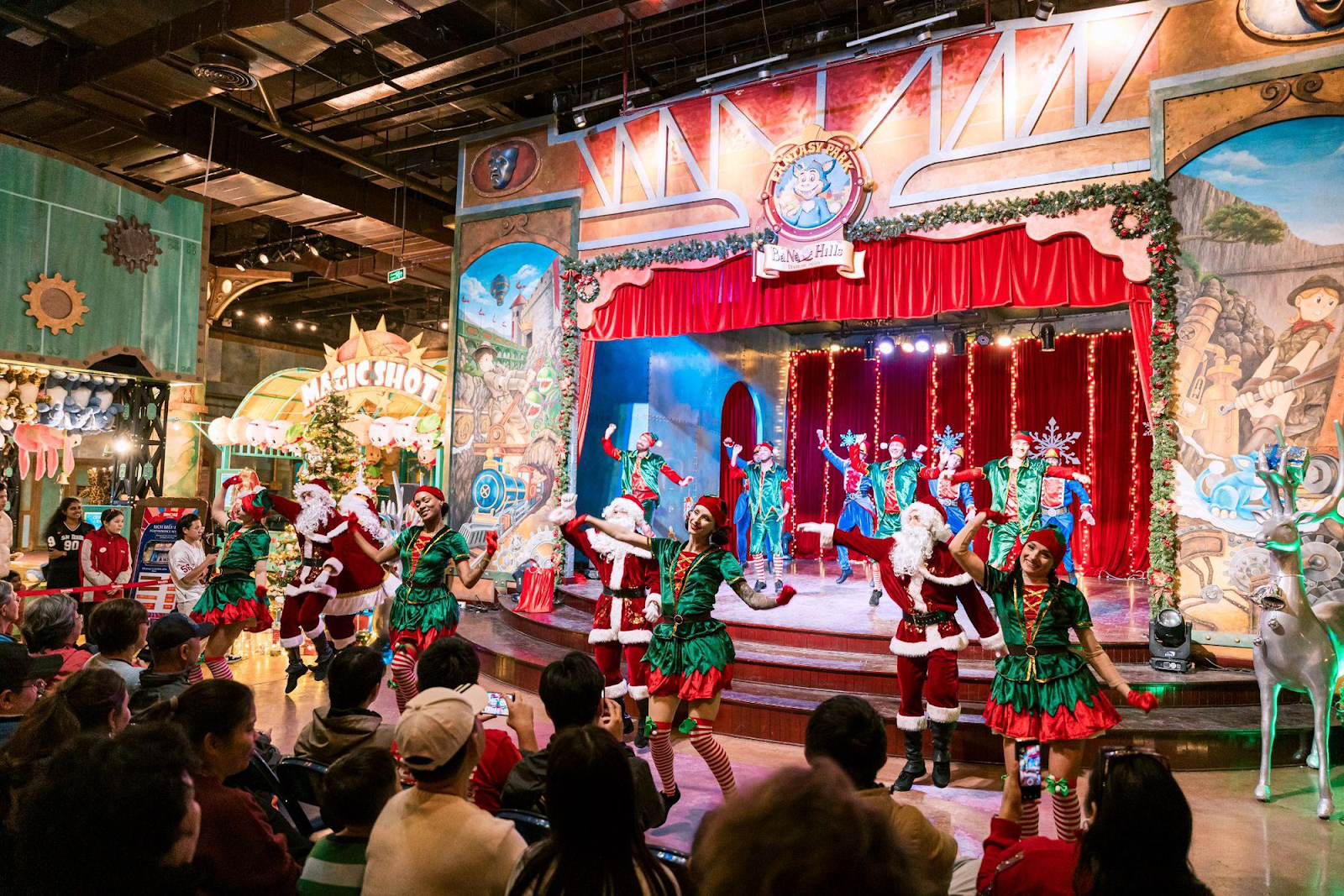 Sun World Ba Na Hills turns into a festive wonderland during Christmas time