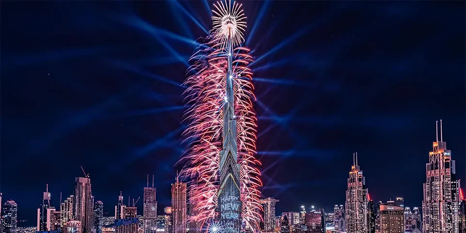 The iconic fireworks at Burj Khalifa during New Year’s Eve is a must in everyone’s winter bucket-list