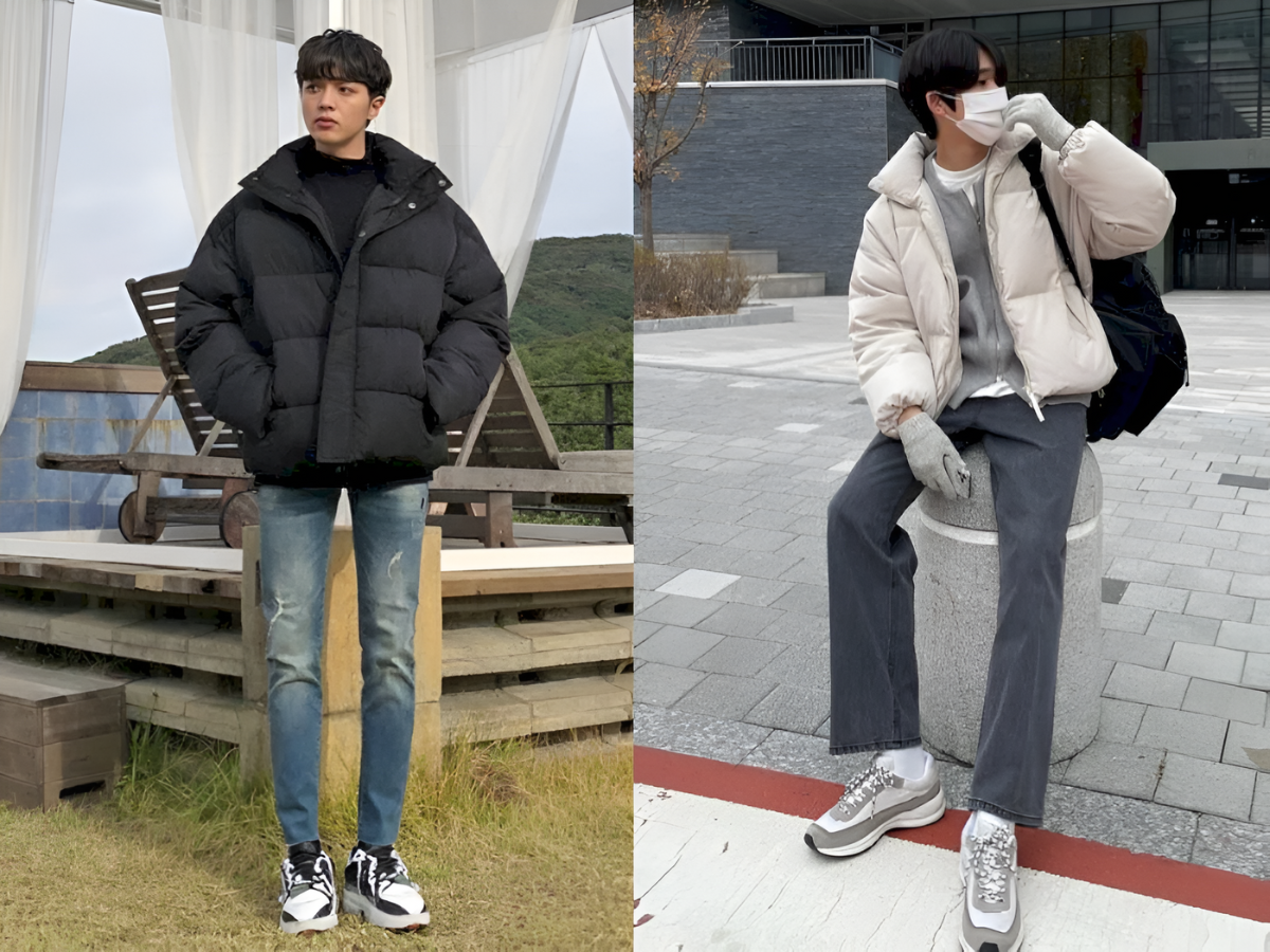 Trang phục giữ ấm khi du lịch Sa Pa cho nam giới.