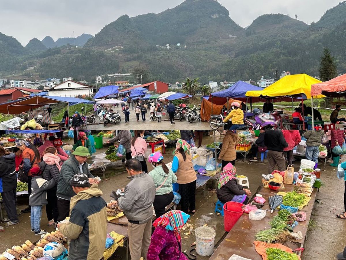 Không khí sôi động, đầy sắc màu tại chợ Cốc Ly