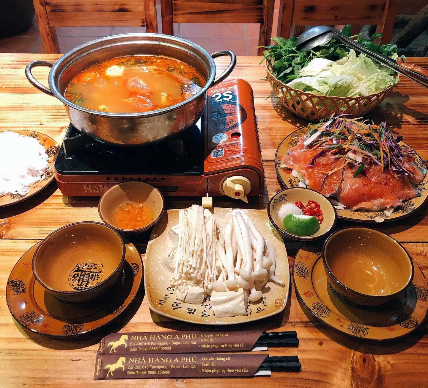 Nhà hàng A Phủ Sapa chính là nơi quy tụ những tinh hoa ẩm thực vùng núi Tây Bắc.