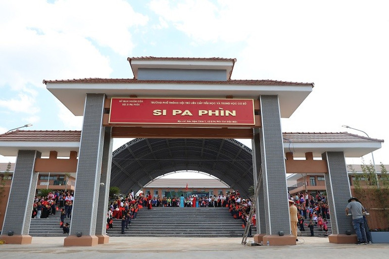 Trường phổ thông nội trú liên cấp Si Pa Phìn khánh thành vào cuối tháng 1/2026