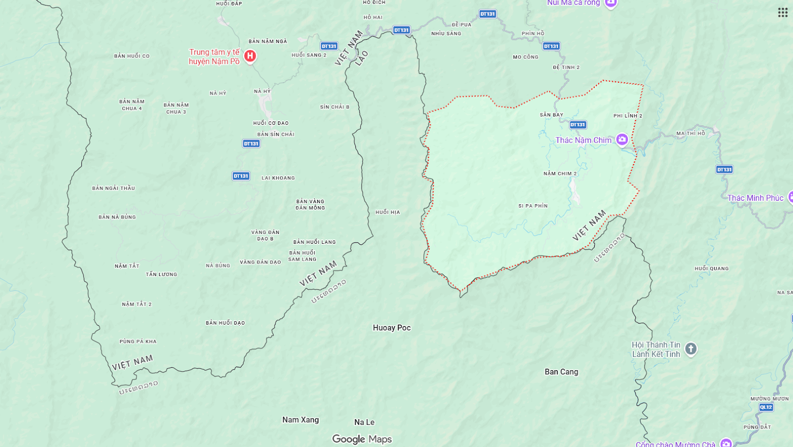 Si Pa Phìn là một xã nằm sát biên giới Lào của tỉnh Điện Biên