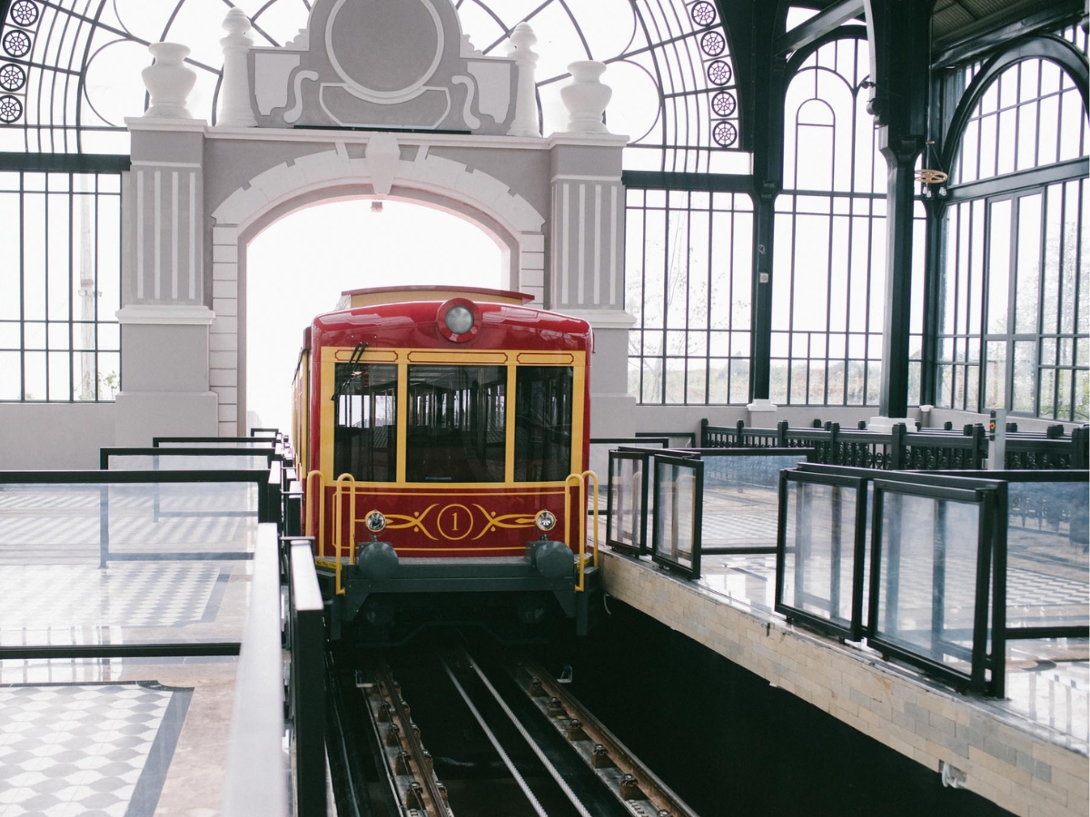 Một góc check-in tuyệt đẹp bên trong nhà ga (Nguồn: Sưu tầm)