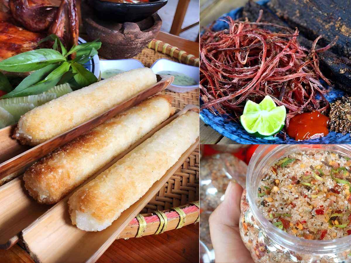 Thưởng thức ẩm thực bản địa trong ngày đầu đến trung tâm Sa Pa. 