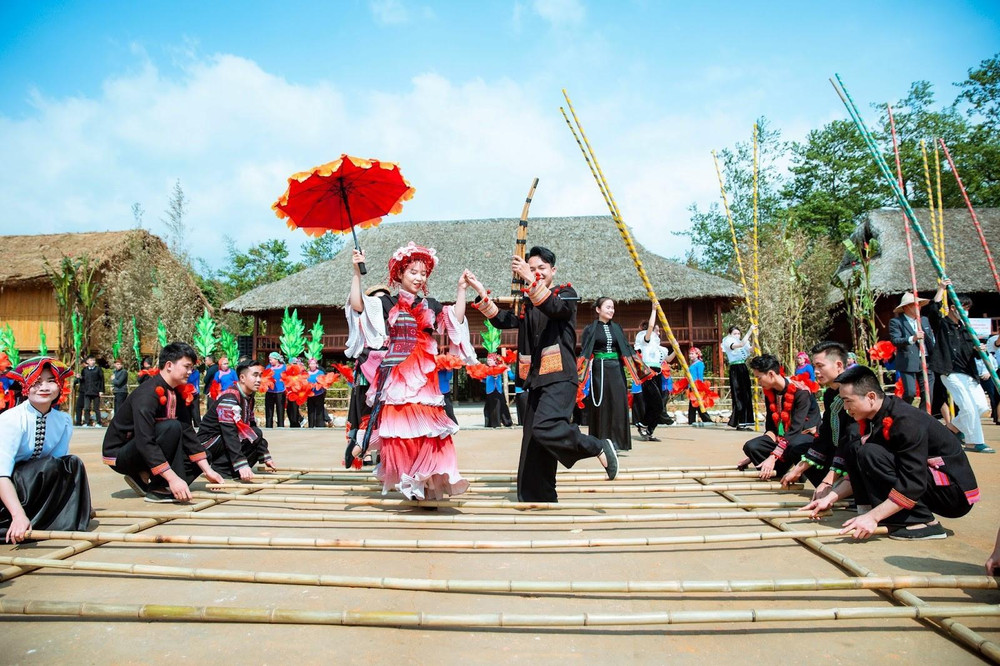 Không gian văn hóa độc đáo tại Bản Mây.