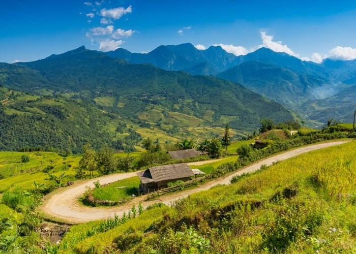 Khung cảnh thanh bình tại xã A Mú Sung, Lào Cai