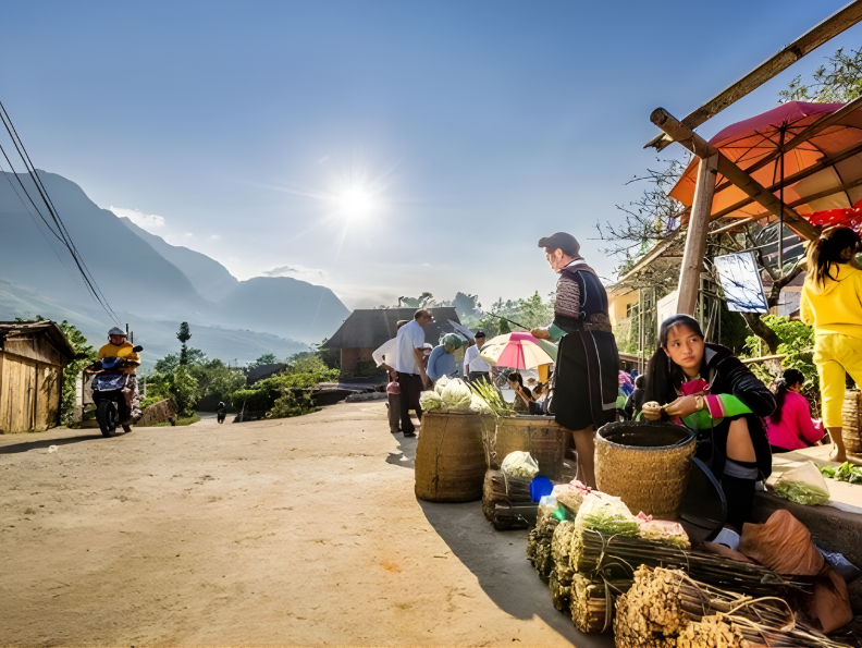 Bản Tả Van Giáy có lịch sử hình thành khoảng 300 năm.