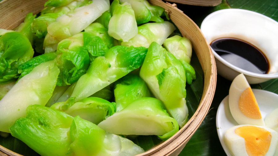 Rau mầm đá luộc là món ăn được chế biến nhiều nhất