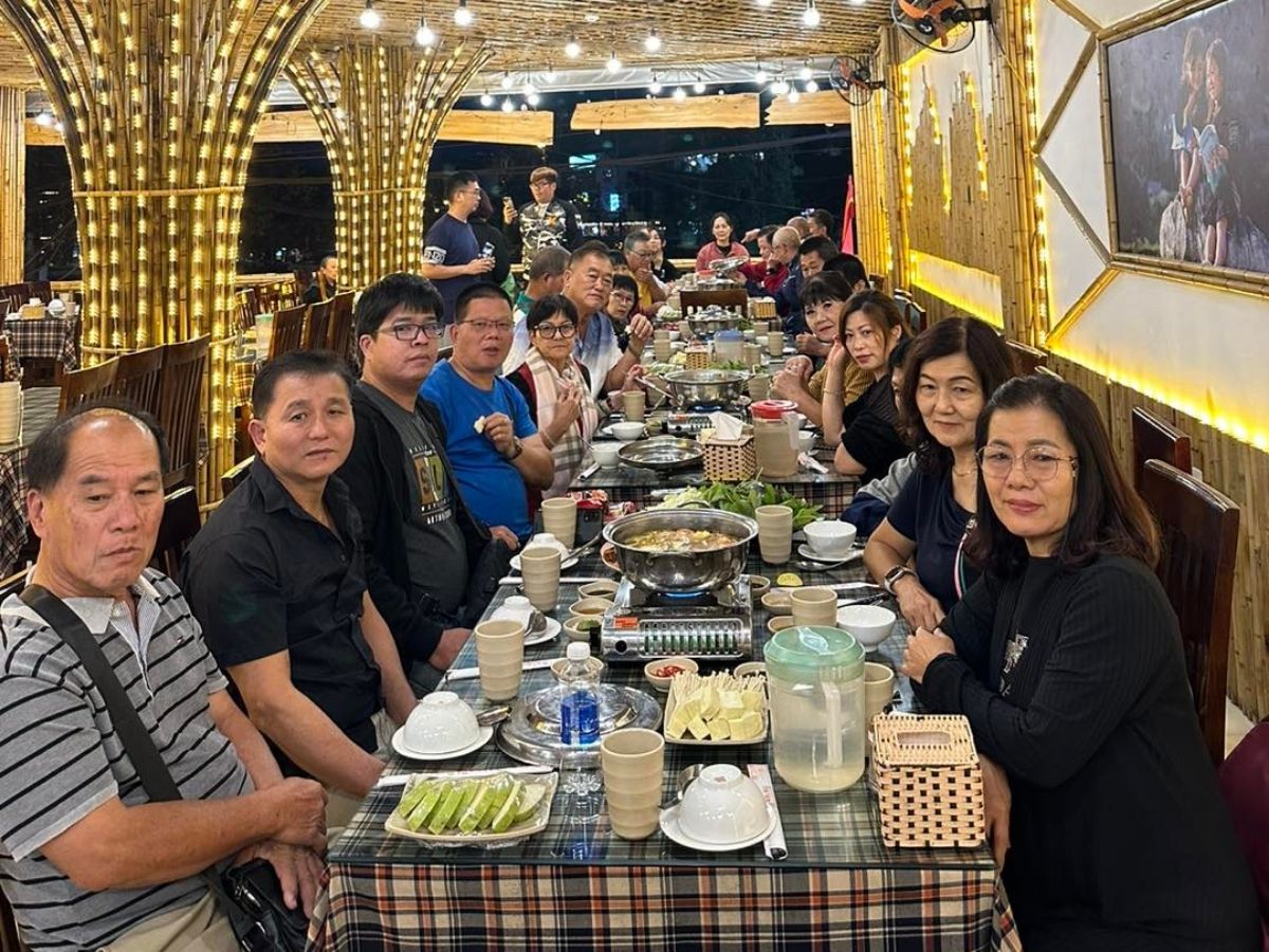 Nhà hàng đáp ứng tốt nhu cầu tiếp đón các đoàn khách đông.