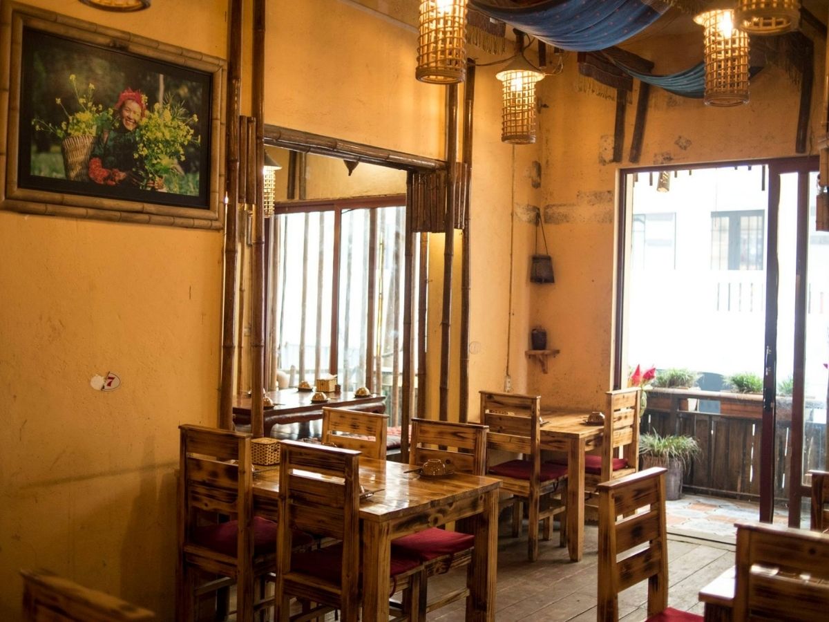 Không gian mang đậm bản sắc vùng cao giữa lòng Sa Pa.