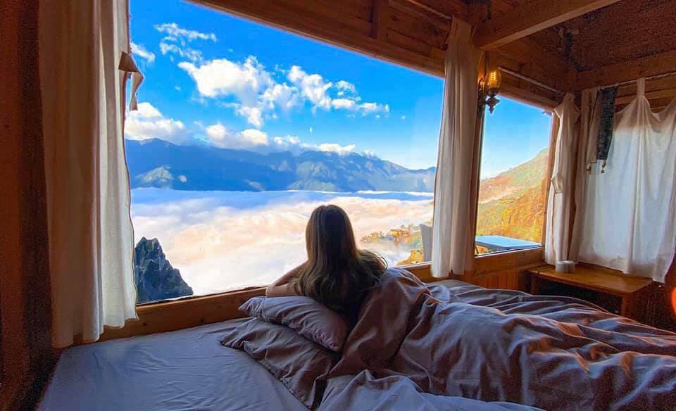 Super View Bungalow là hạng phòng được ưa chuộng nhất, với tầm nhìn thung lũng tuyệt đẹp và không gian mở đón nắng gió.
